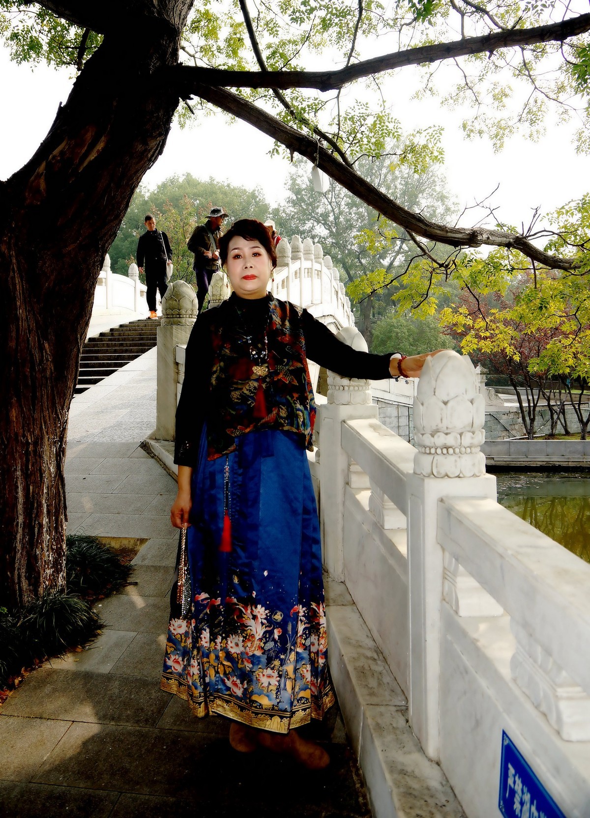 月湖公园的古装美女！