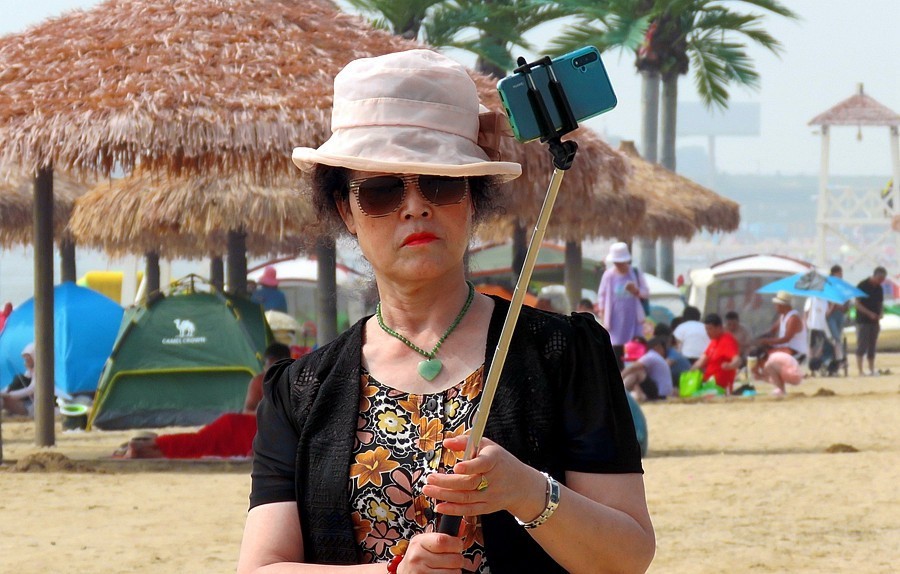 059【不老松：东戴河游纪】东戴诃金沙滩海滨) (10)