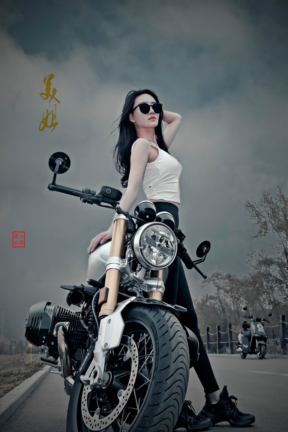 拜年帖   《机车女郎》