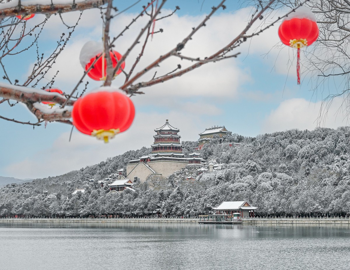 瑞雪丰年龙年第一场雪