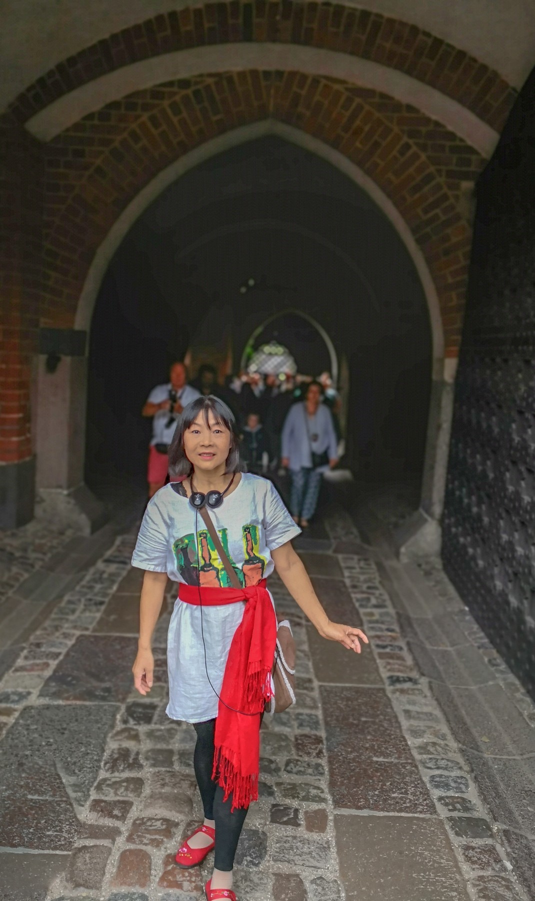 “马尔堡”留影（波兰之东欧最大堡垒）