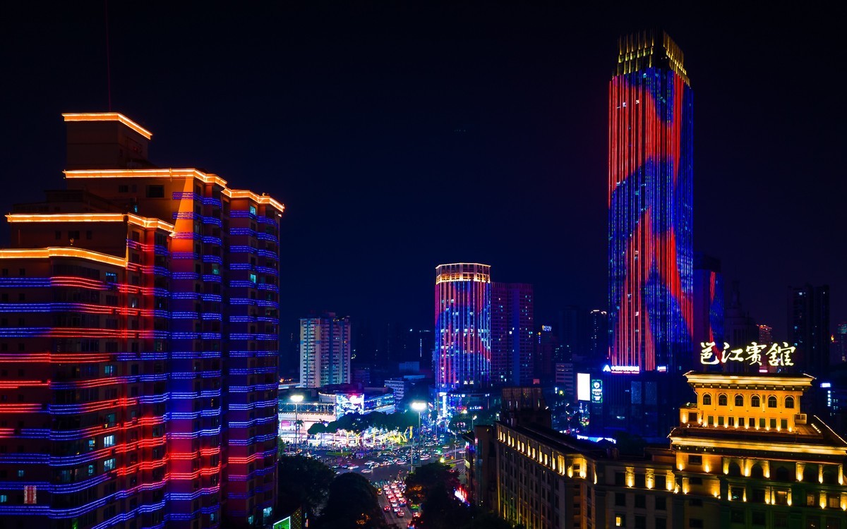 航拍新手的夜拍片