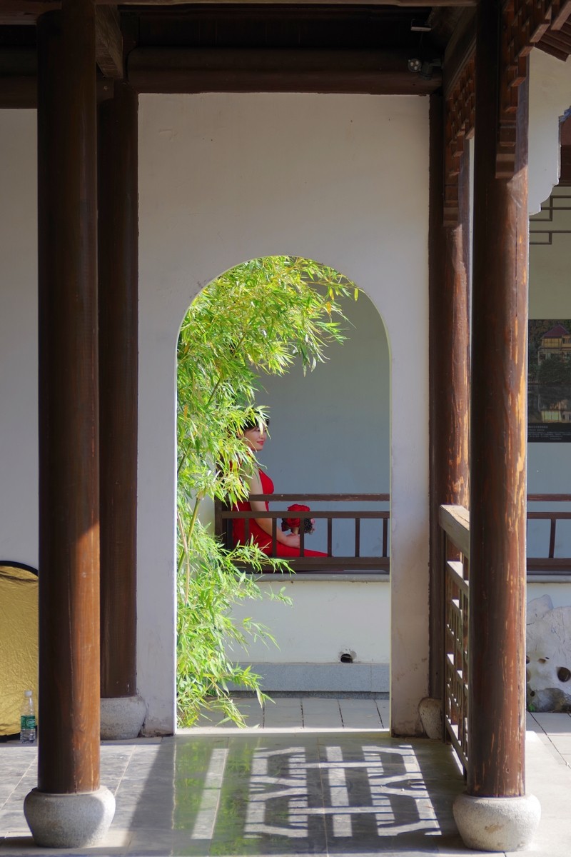 天津古香古色的小公园