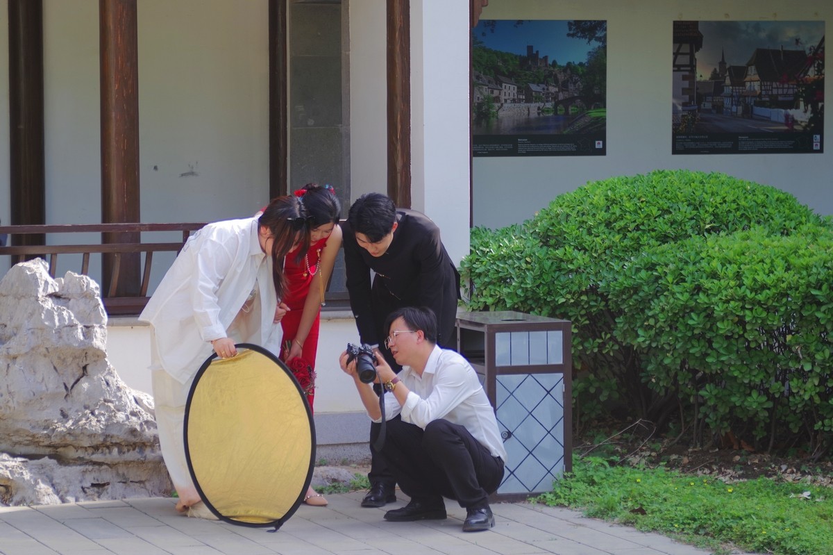 天津古香古色的小公园