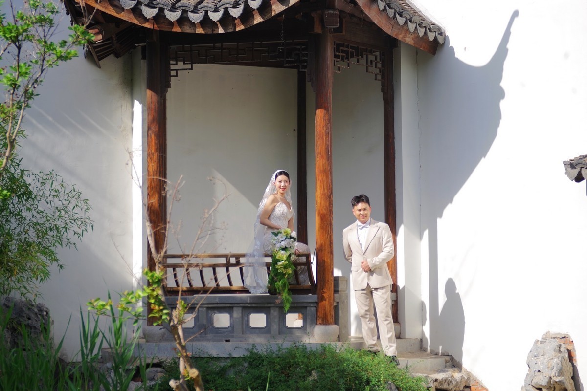 天津古香古色的小公园