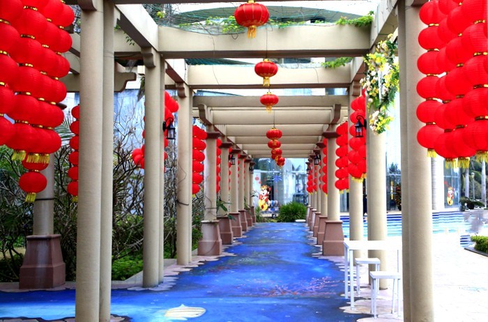 609【不老松：海南游摄纪实】在长島兰湾烘烘火火过新年！