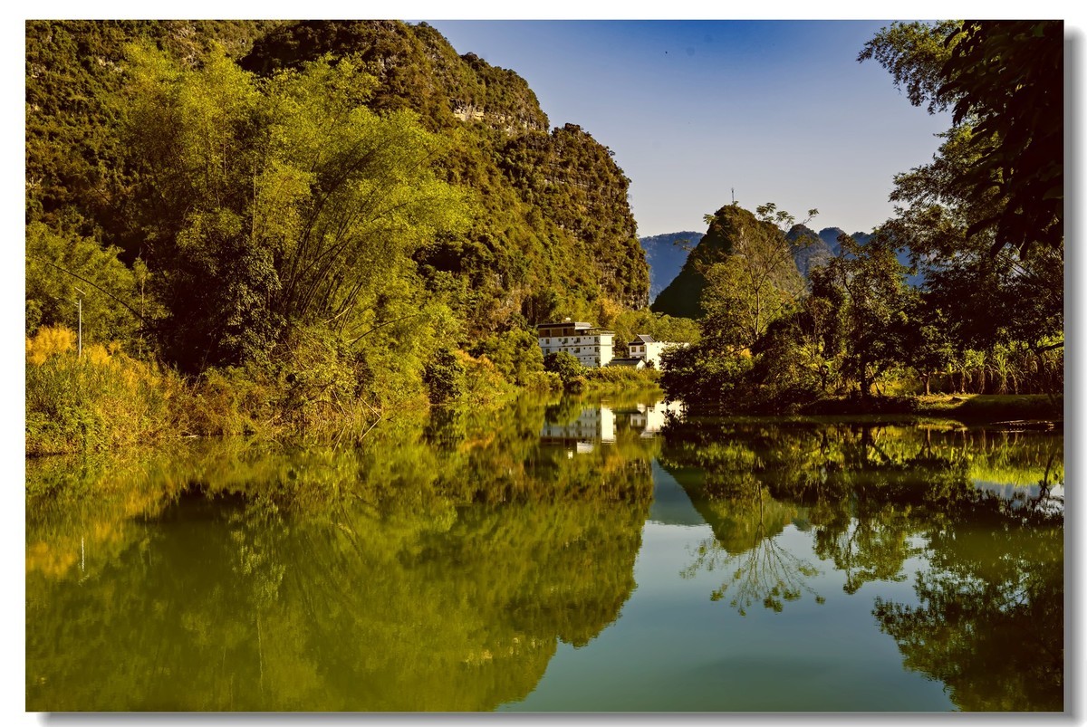 旅途中一一广西明仕田园风光