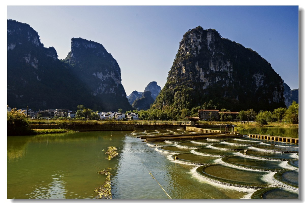 旅途中一一广西明仕田园风光