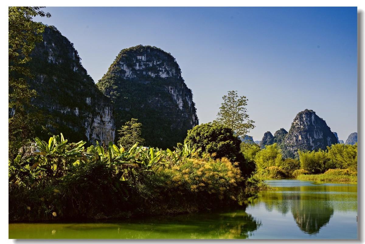 旅途中一一广西明仕田园风光