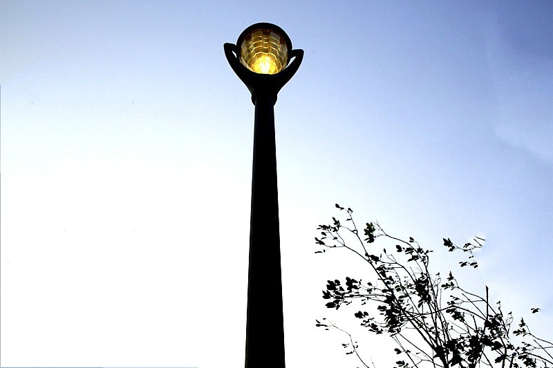 《不老松：忆海南游记》21.03.12 长島蓝湾小区漂亮的路灯