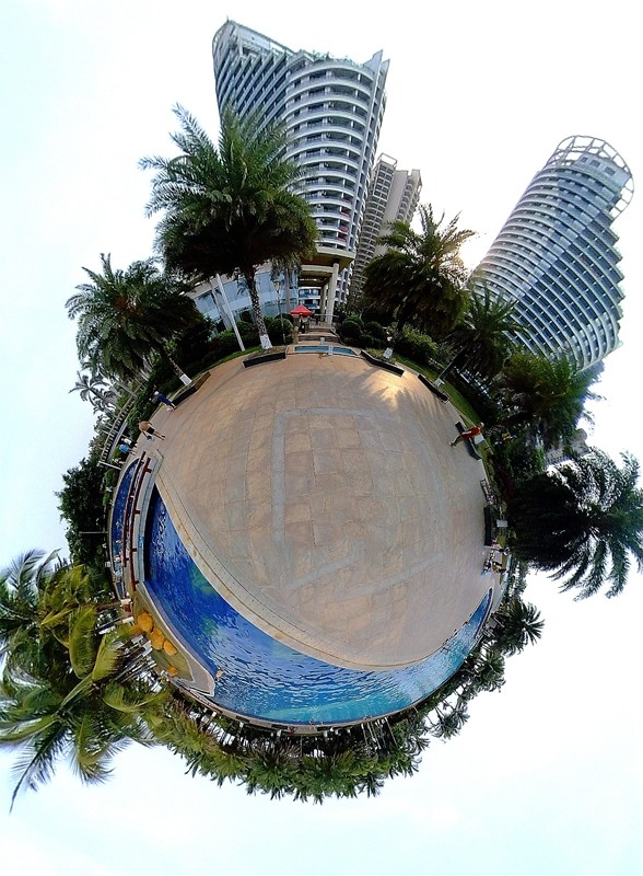 《不老松：忆海南游记》21.03.21长島蓝湾的全景图！一般相机、手机是拍不了的！