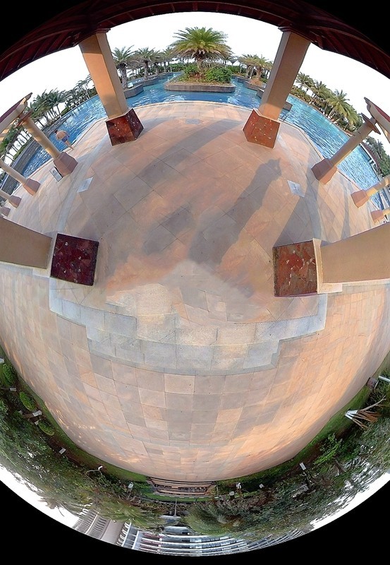 《不老松：忆海南游记》21.03.21长島蓝湾的全景图！一般相机、手机是拍不了的！