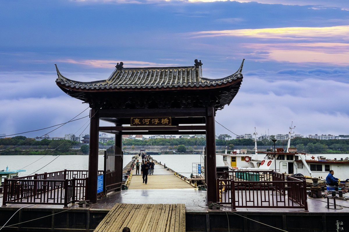 旅途中一一赣州古浮桥-中关村在线摄影论坛