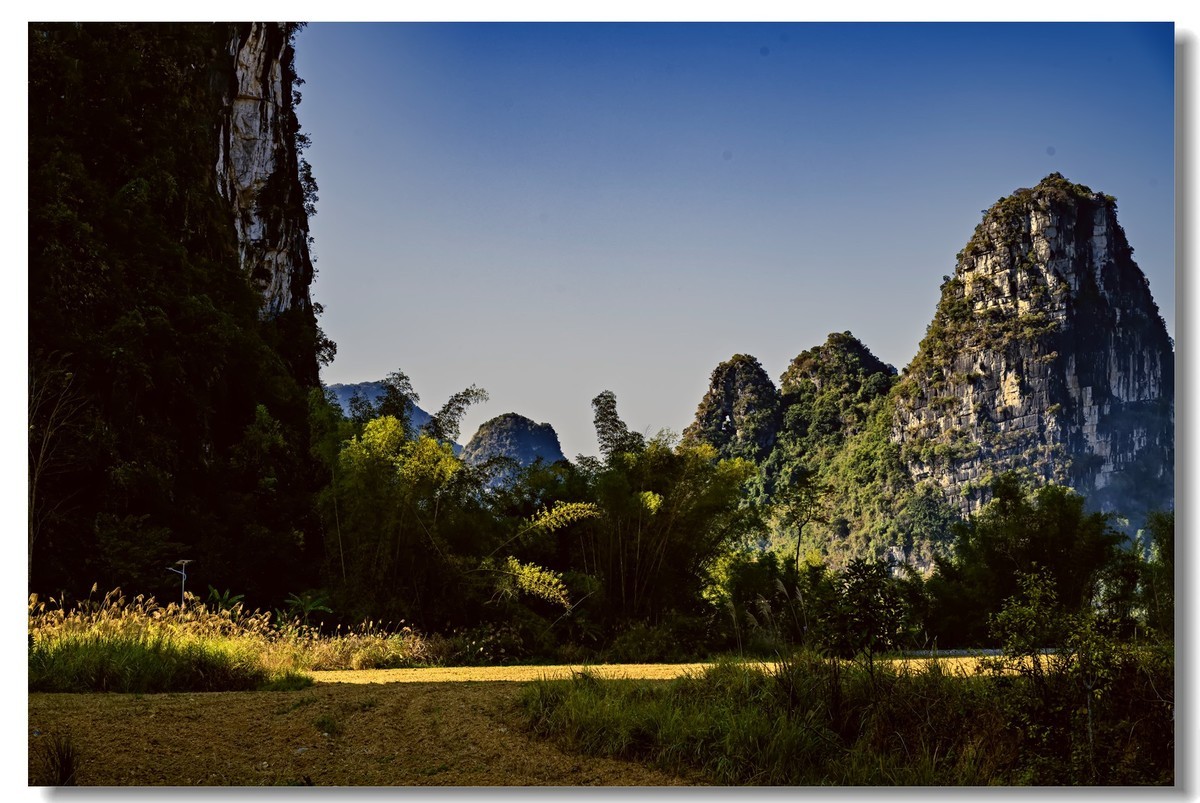 旅途中一一广西明仕田园风光