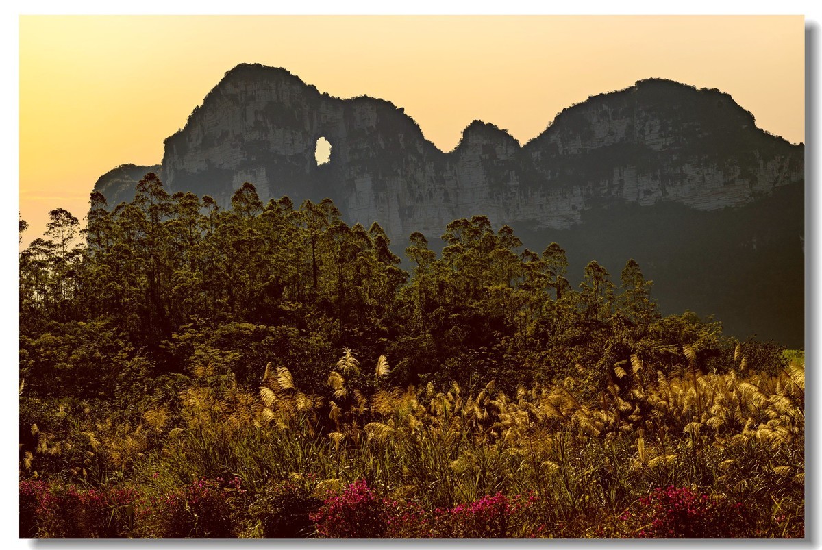 旅途中一一广西明仕田园风光