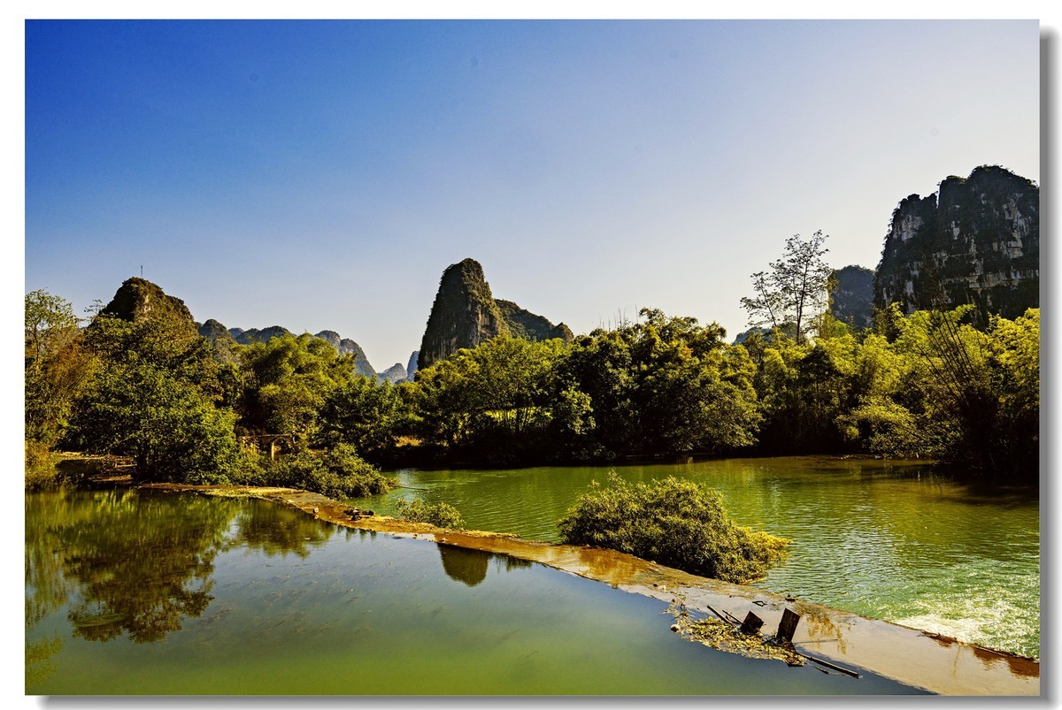 旅途中一一广西明仕田园风光