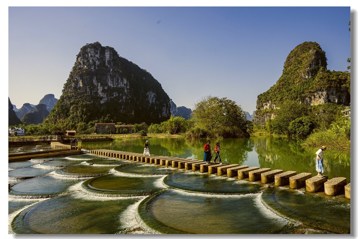 旅途中一一广西明仕田园风光