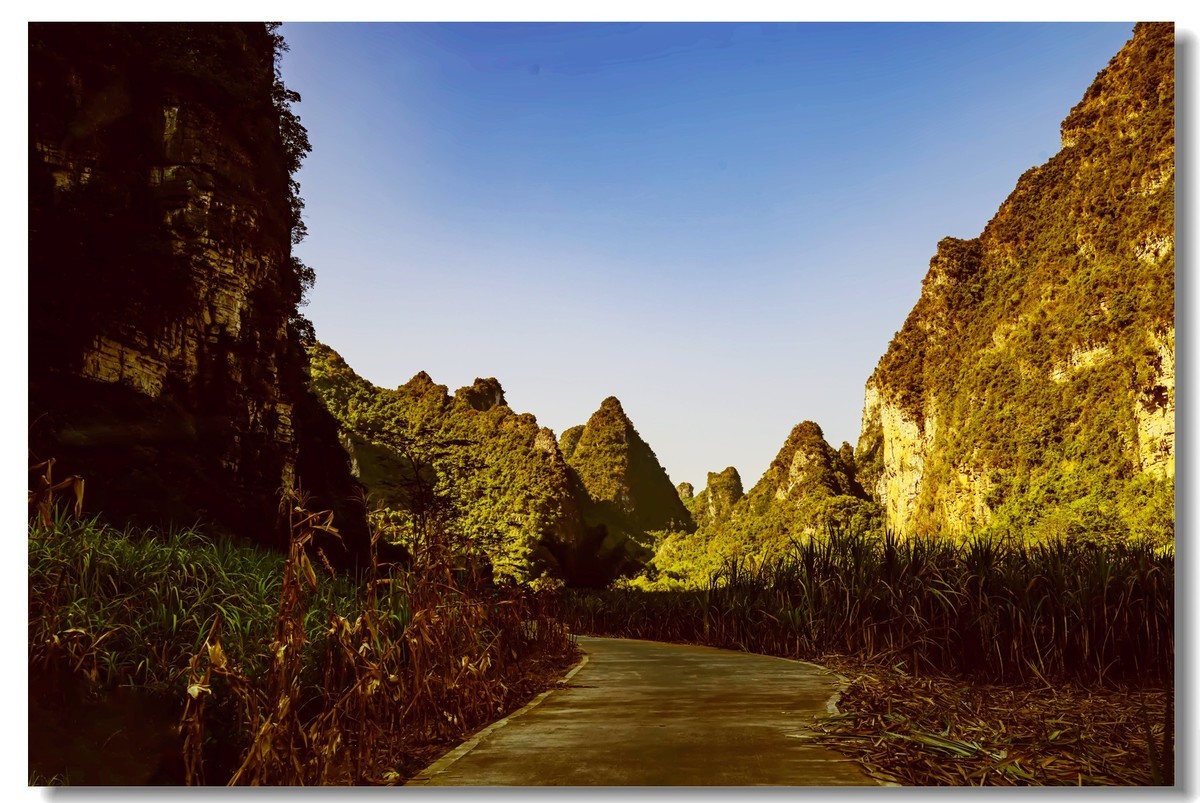 旅途中一一广西明仕田园风光