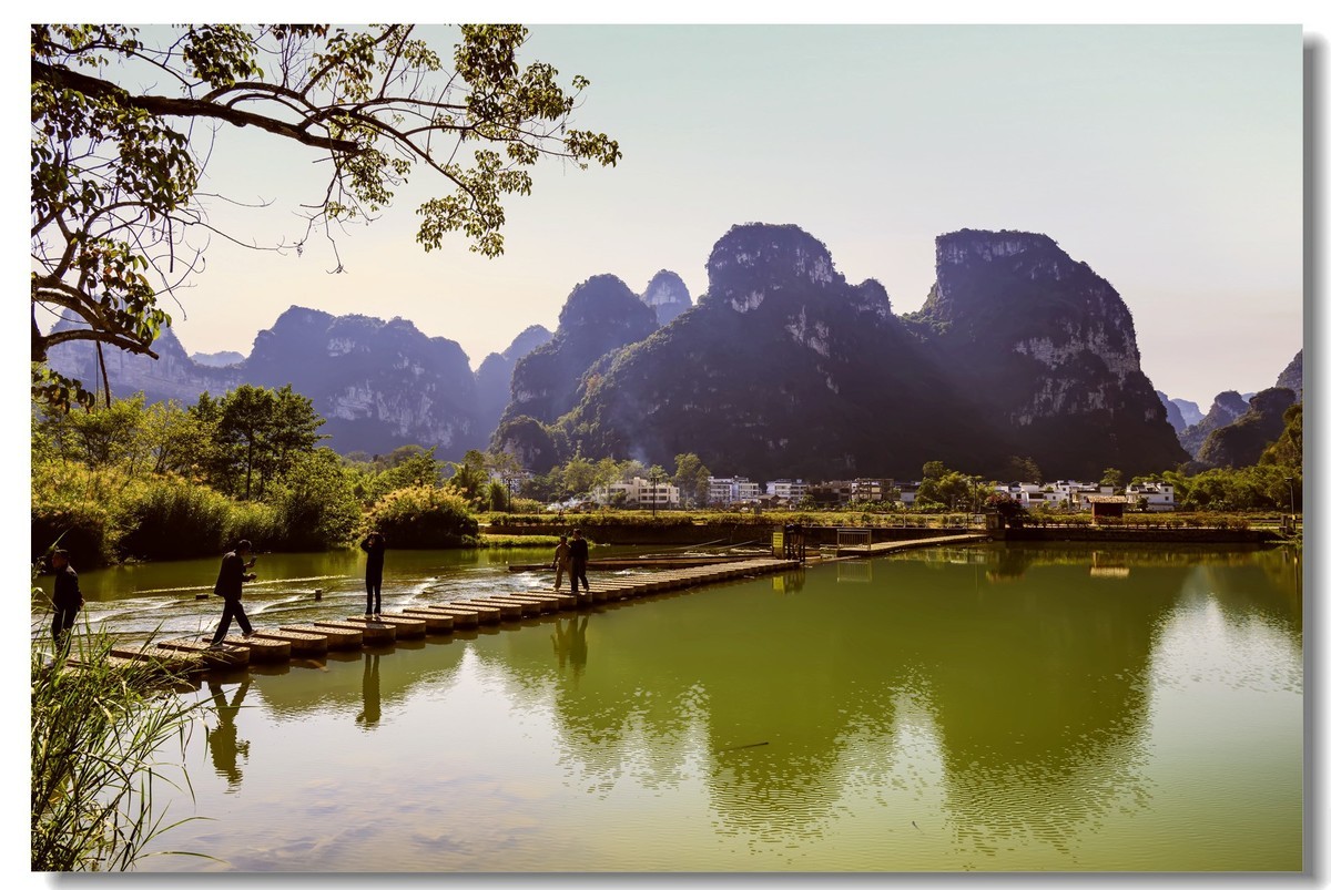 旅途中一一广西明仕田园风光