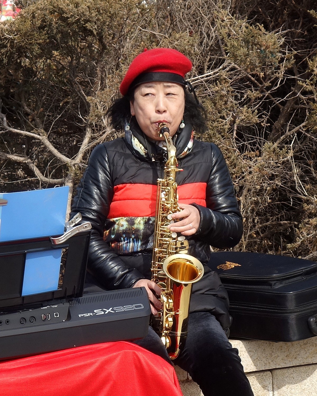 电子琴和萨克斯演奏