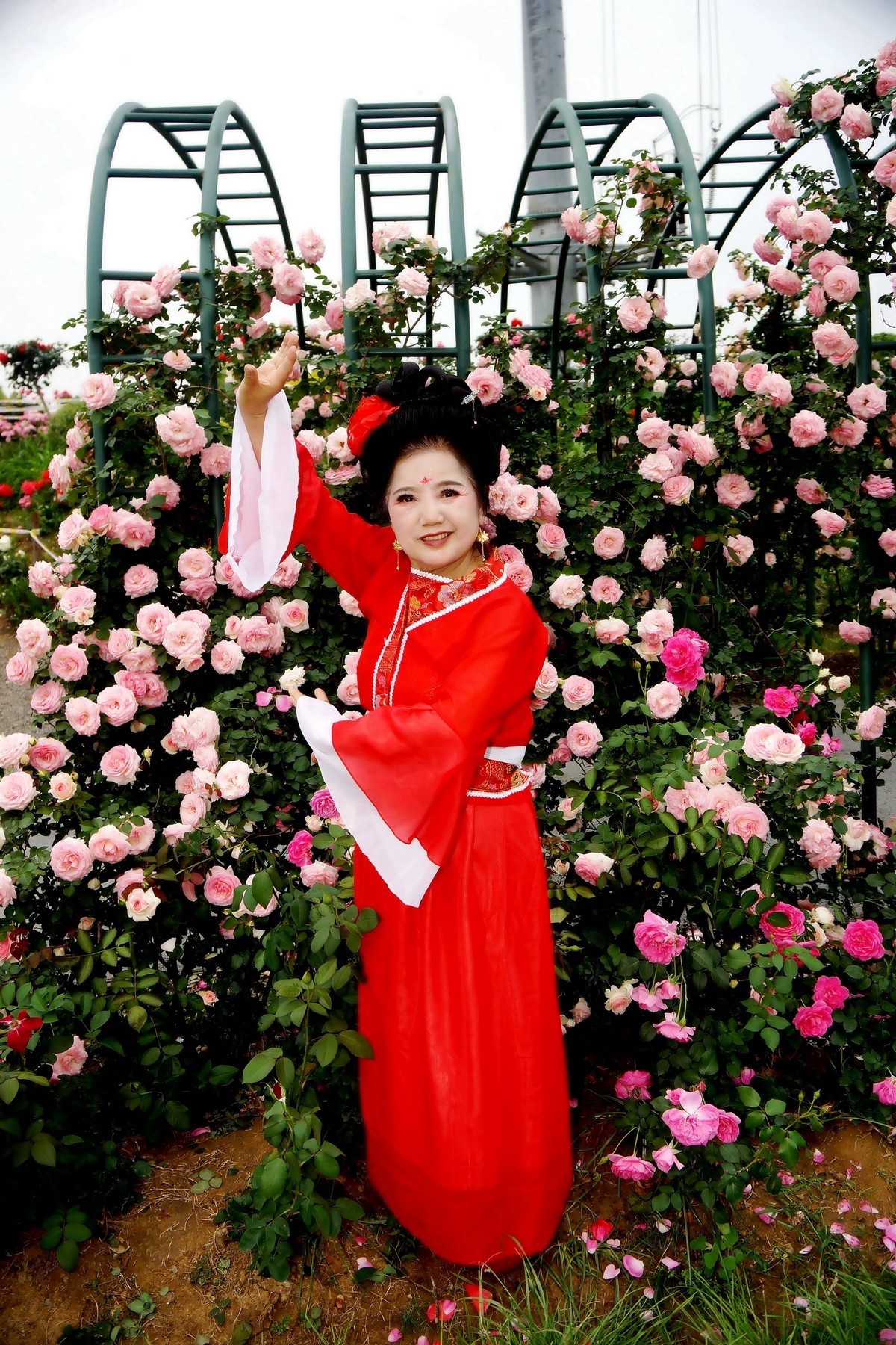 金银湖花中美女！