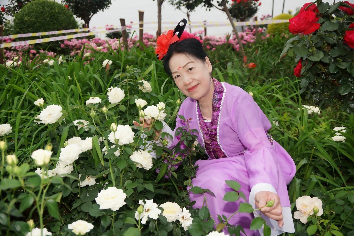 金银湖花中美女！