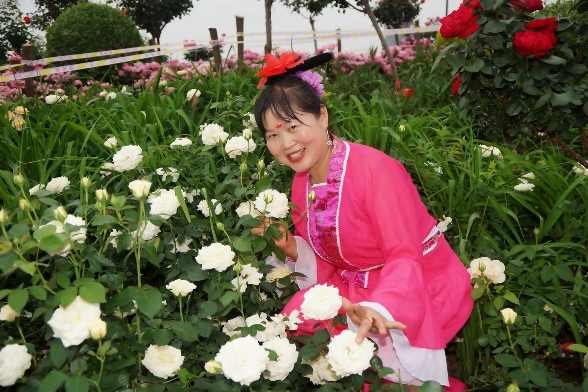 金银湖花中美女！