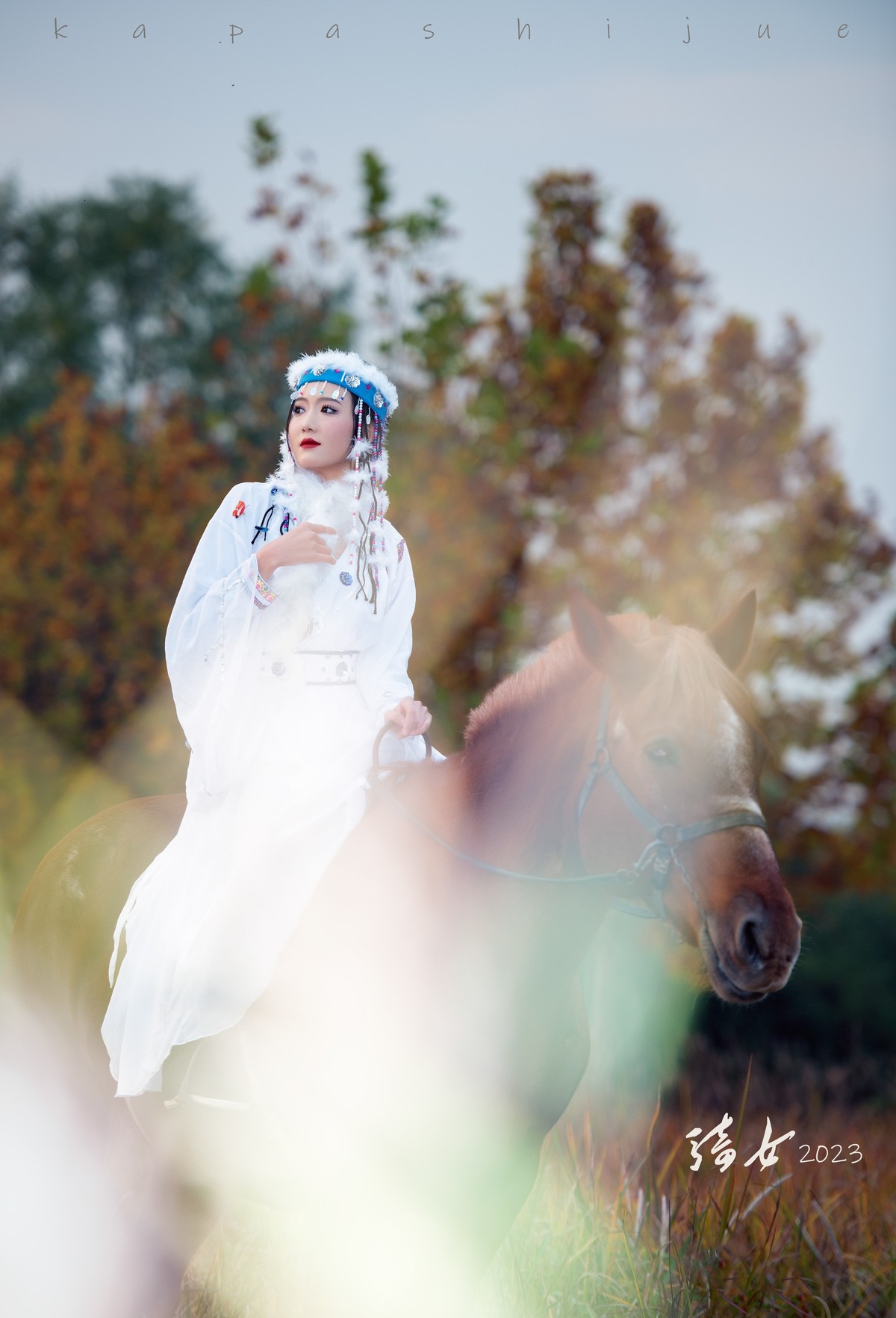 秋末人像【骑马女孩】