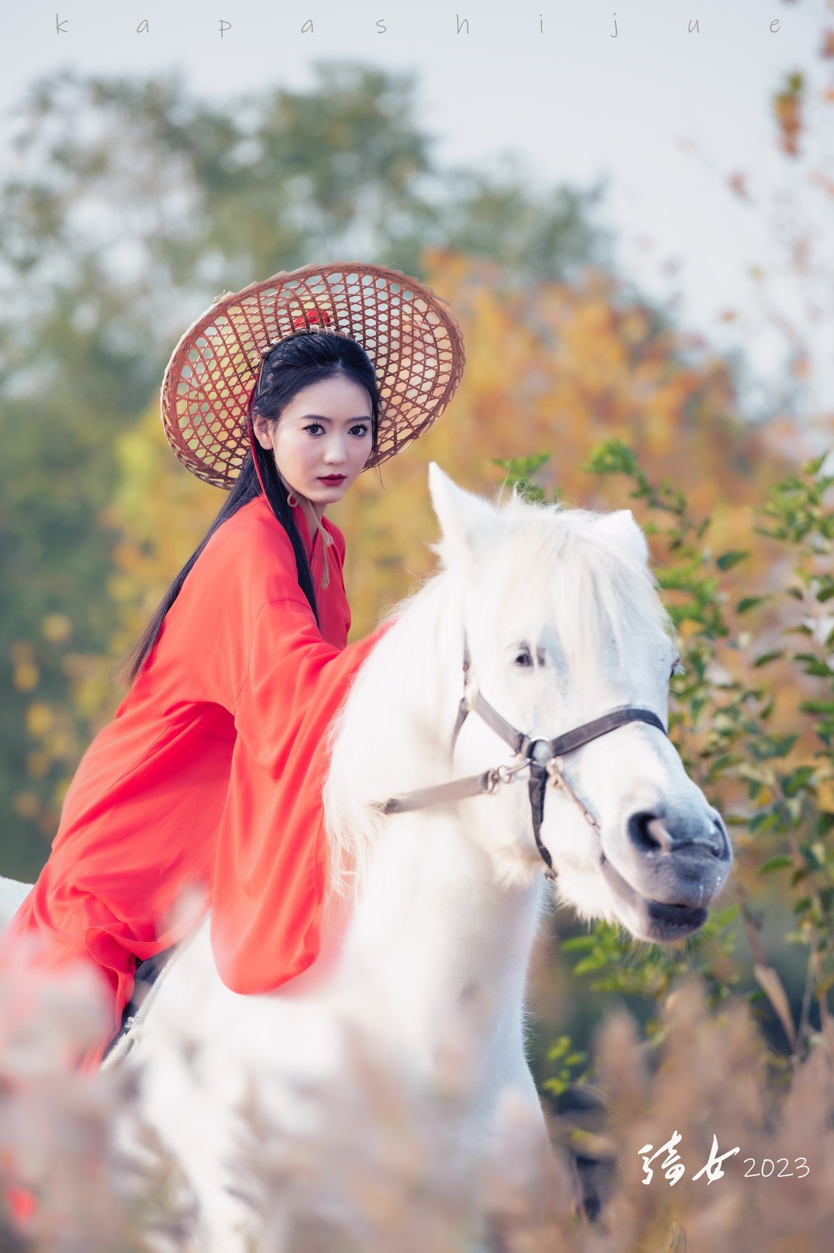 秋末人像【骑马女孩】