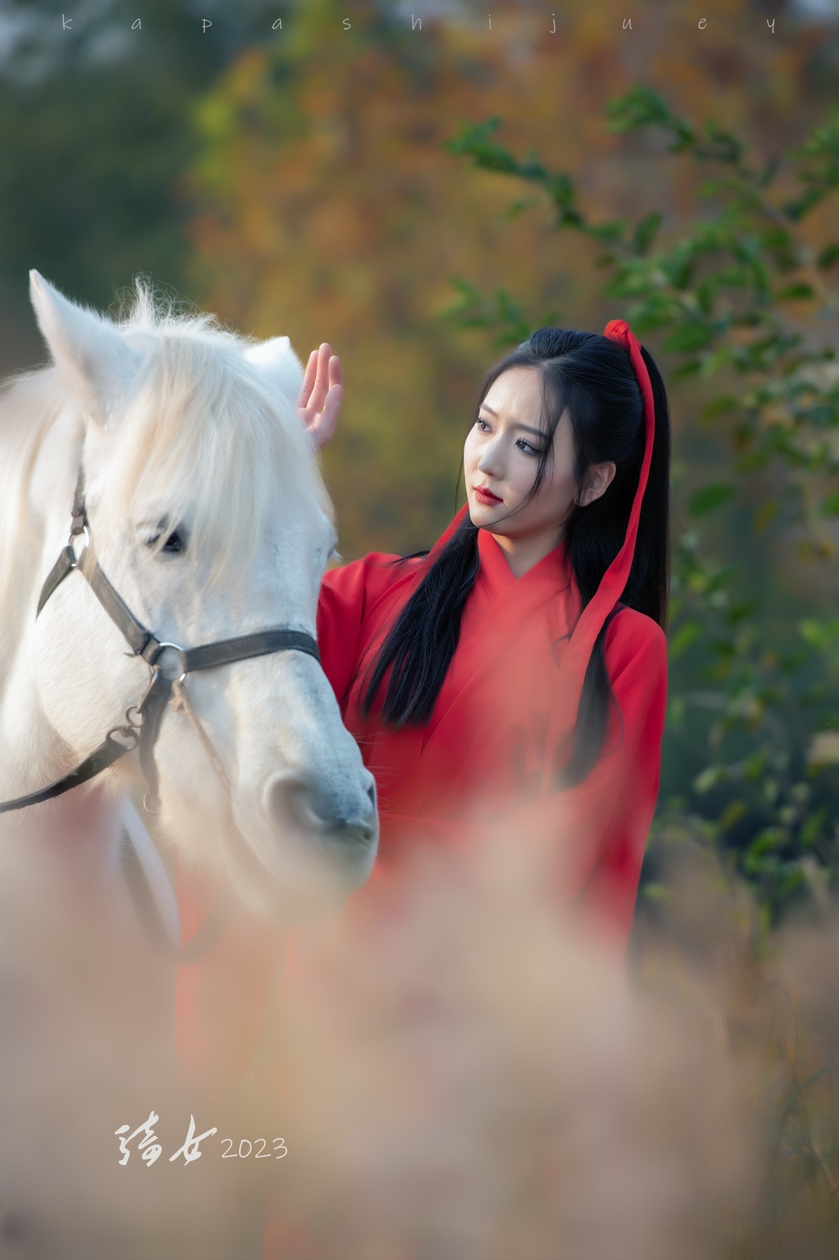 秋末人像【骑马女孩】