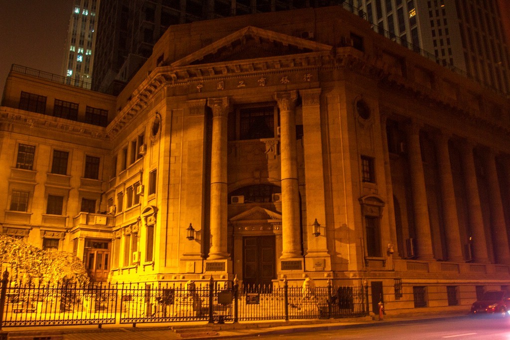 夜幕下的天津卫