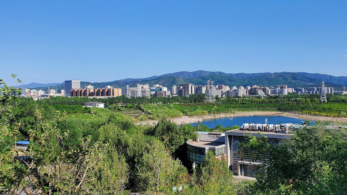 北京老山远眺手机拍摄