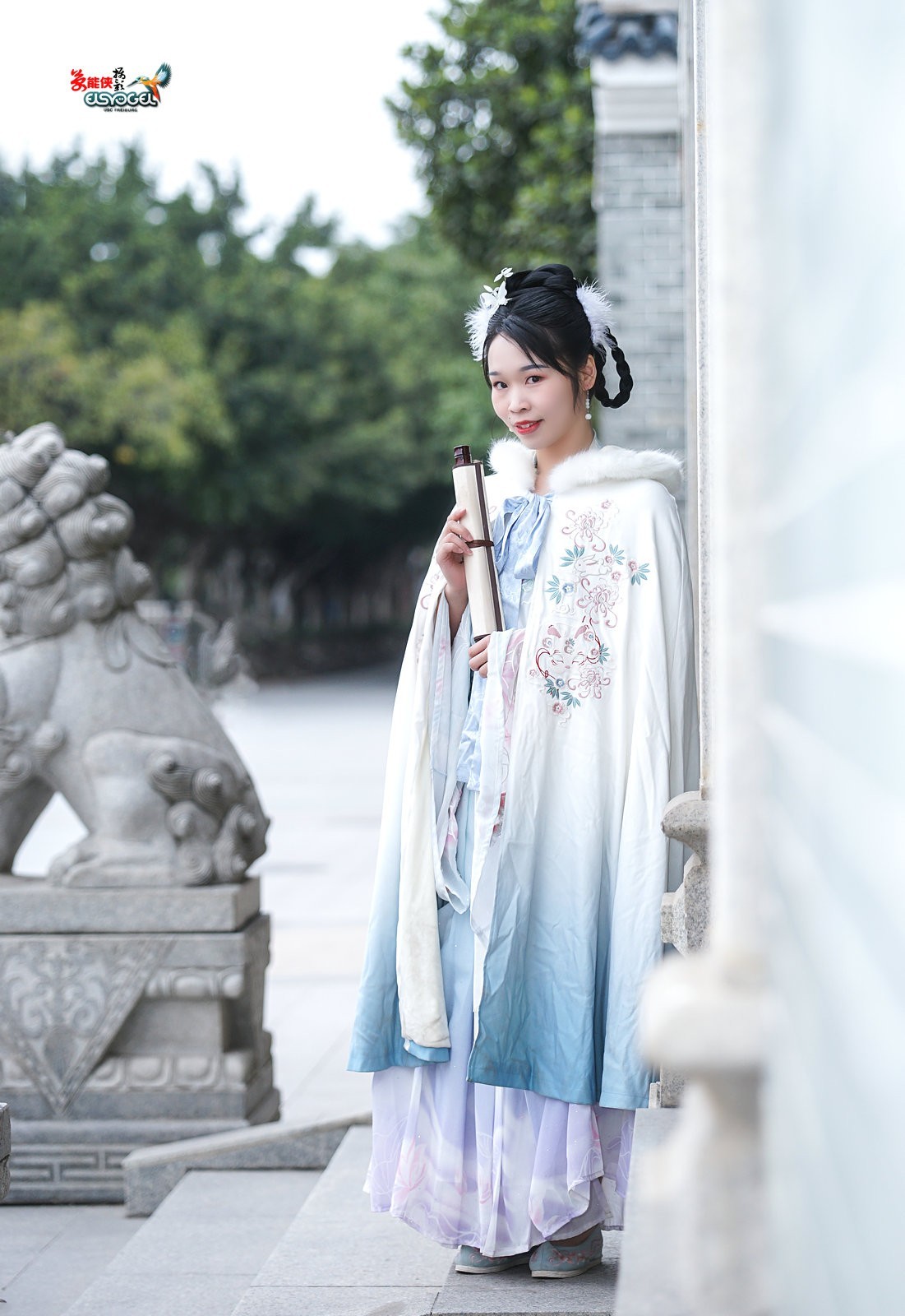 【冬季汉服少女】--- 大华