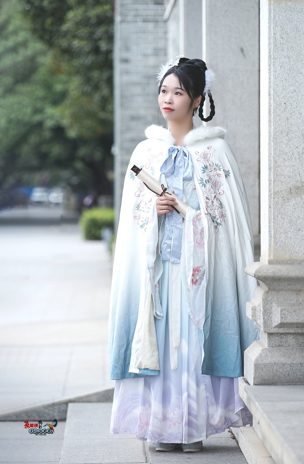 【冬季汉服少女】--- 大华