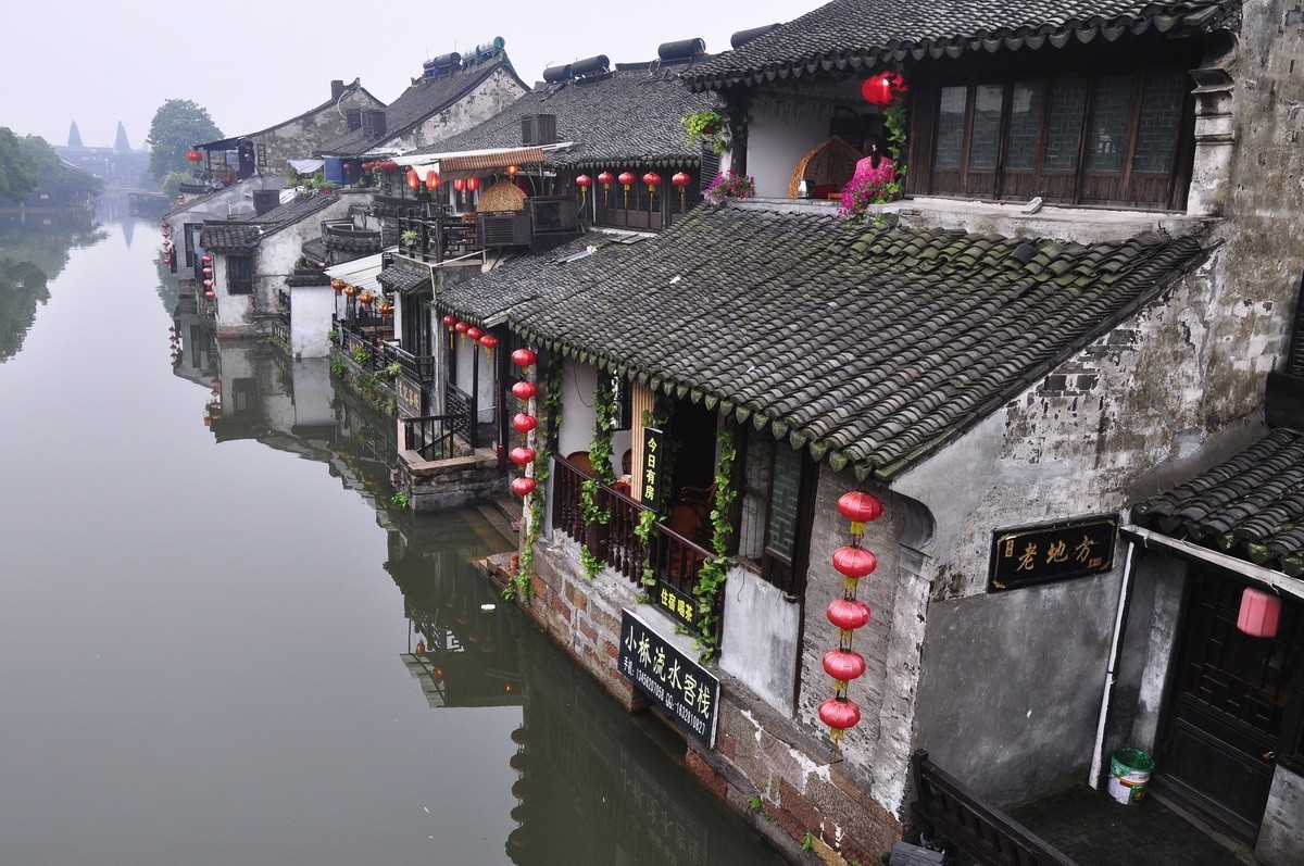 小桥流水人家江南水乡西塘