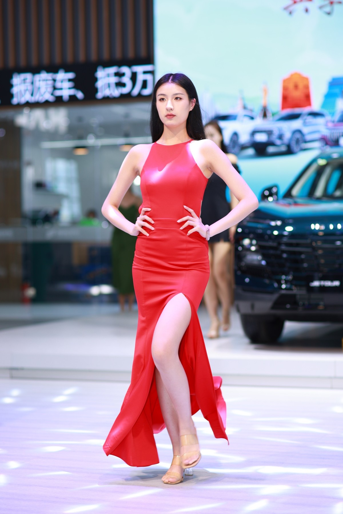 佳能R6-2拍车展模特