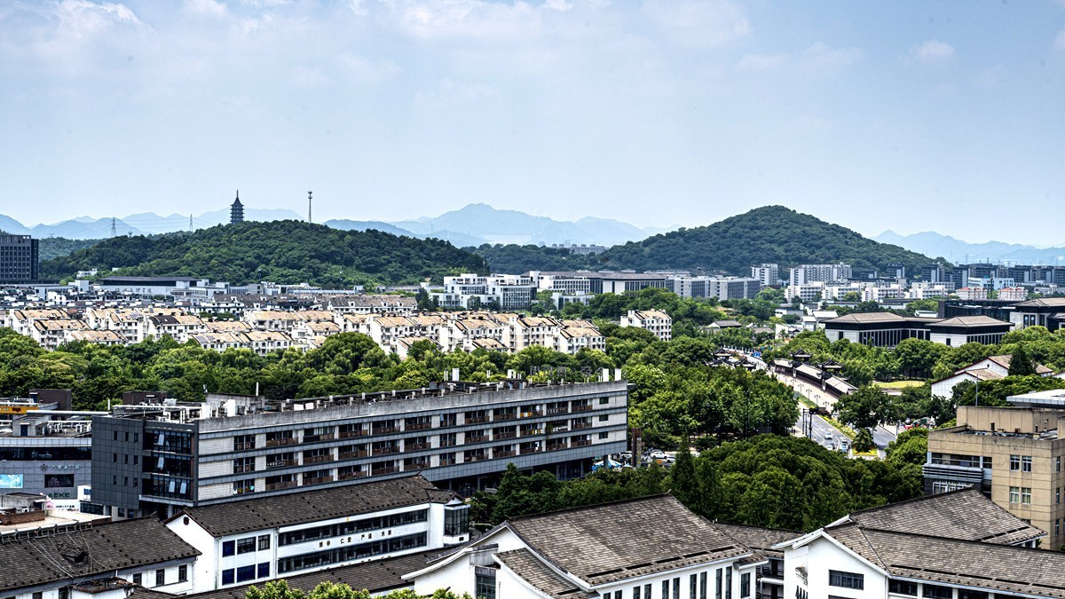 绍兴古城随拍--应天塔俯瞰绍兴城