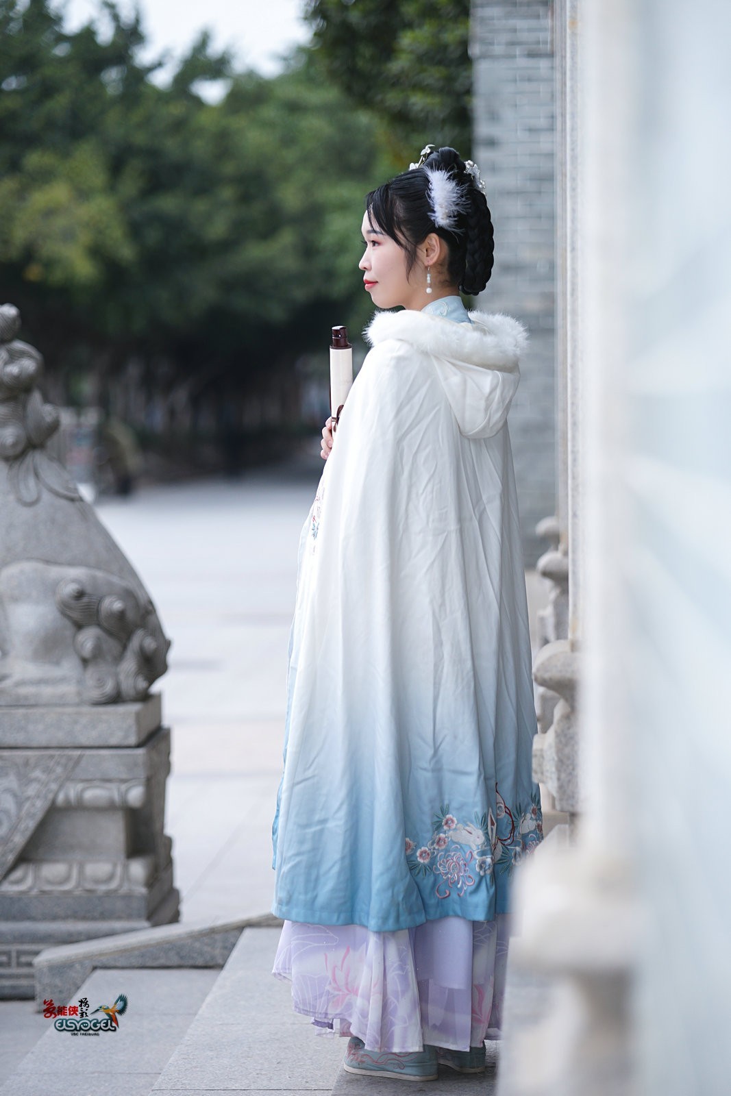 【冬季汉服少女】--- 大华