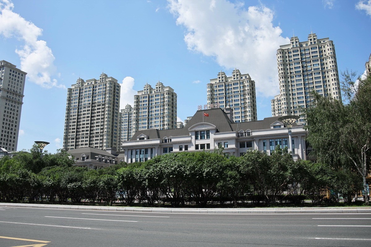 哈尔滨美术馆周边及车上随摄