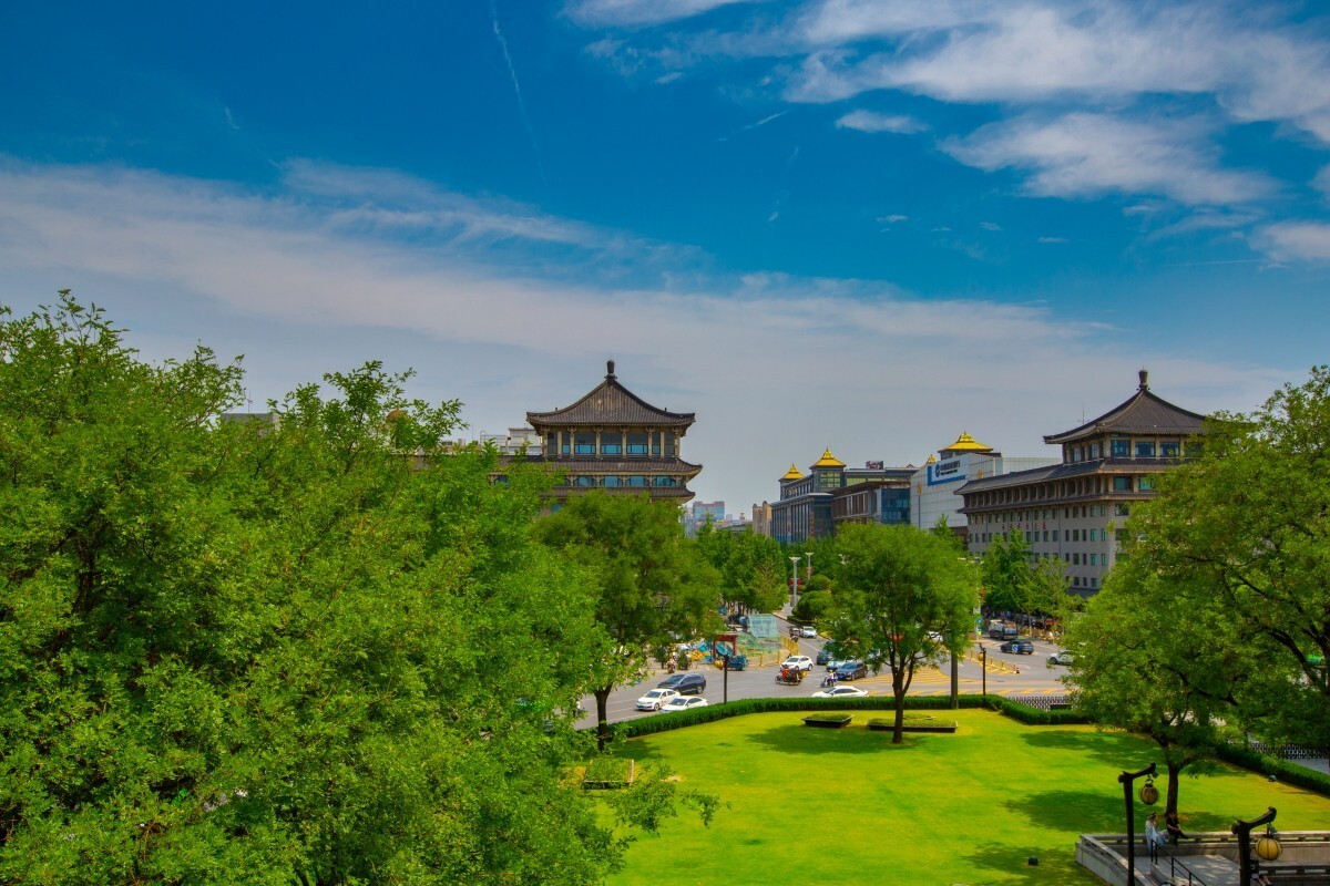 西安城墙拍风景 7