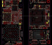 苹果XS/XR手机维修图纸 点位图 主板电路图 电路原理图 线路图 主板位置分布图 阻值图