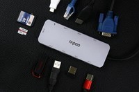 让轻薄本从容不迫——雷柏XD200 USB-C 10口扩展坞分线转换器体验