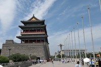盛夏的北京前门