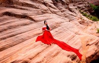 靖边波浪谷人像