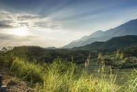 灵山风光之秋日晚霞