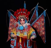 我的京剧照    京剧旦角化妆    京剧穆柯寨穆桂英戏曲化妆