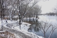 北京昌平新城春雪 二