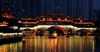 廊桥夜色