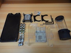 机箱水冷一条龙 鑫谷极光刃水冷装机流程