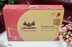 ＃因为薄，所以美＃薄如刀锋，优派VX2376-smhd显示器整体展示